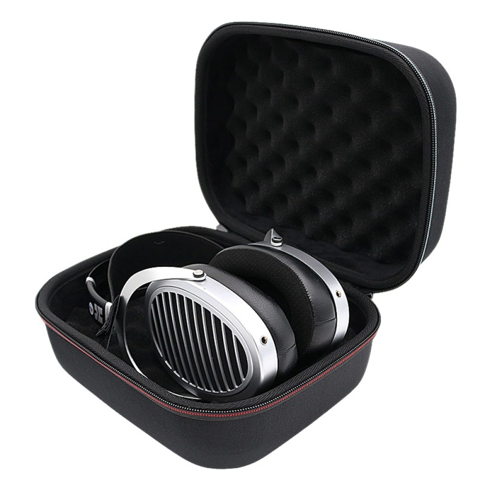 Headphone Case Hard - HIFIMAN ANANDA トラベルケースポータブルハードシェルヘッドフォン収納バッグ耐衝撃フォームオックスフォード生地 EVA 保護ケース付き