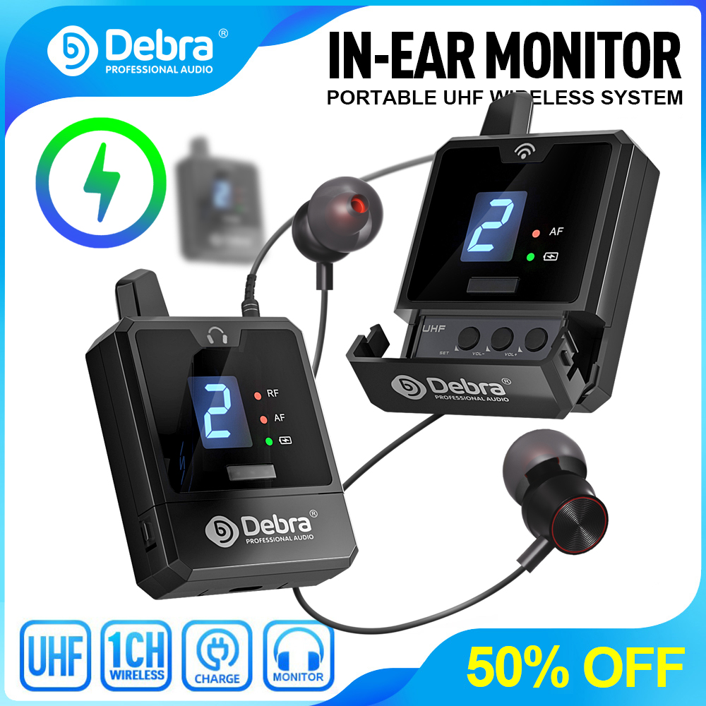 In Ear Monitor Iem - デブラ UHF IEM ワイヤレスインイヤーモニターシステム オーディオミニ UHF