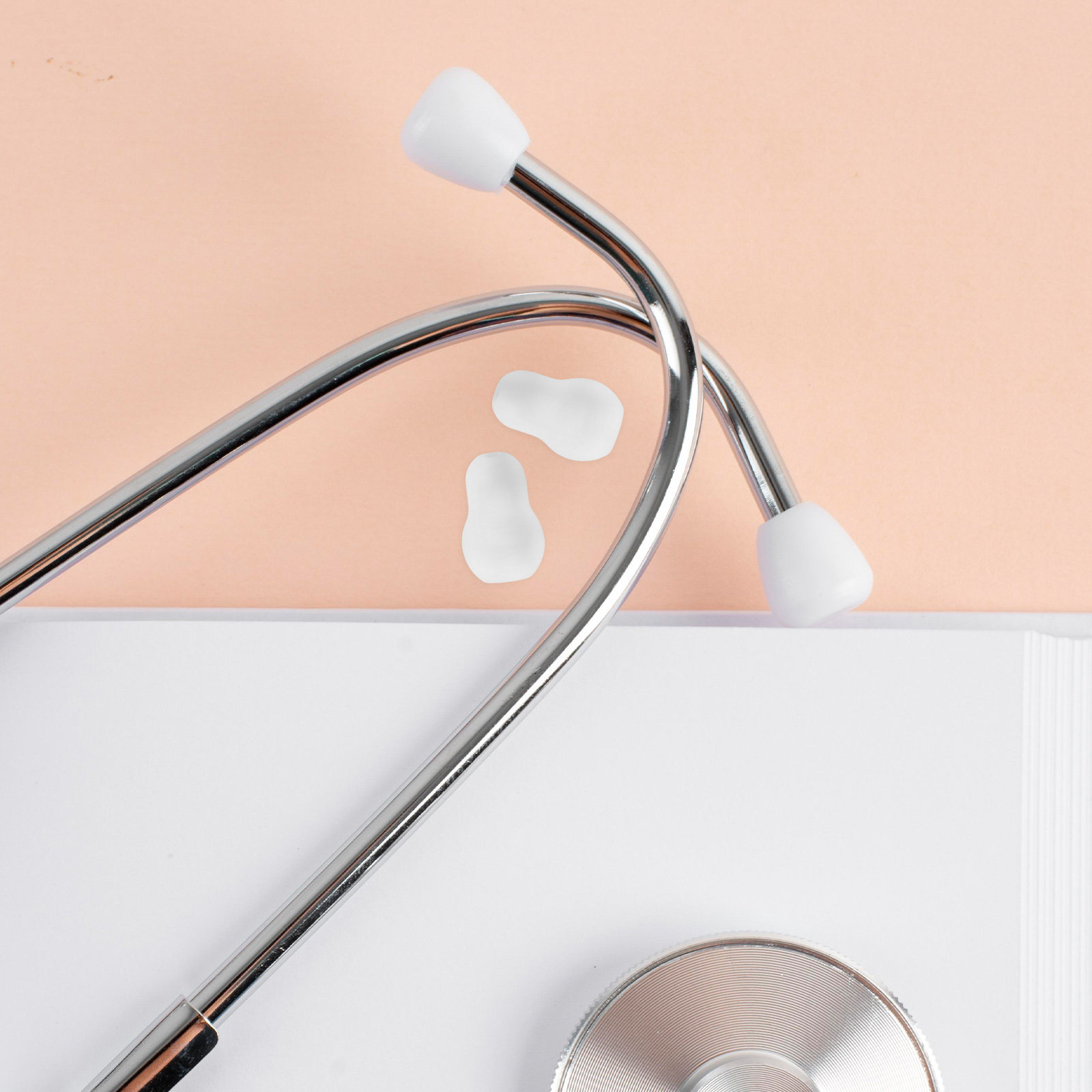 4個入り聴診器用シリコンイヤーチップ 交換用 ソフトで快適な - Silicone Ear Tip Replacement のレビューと価格