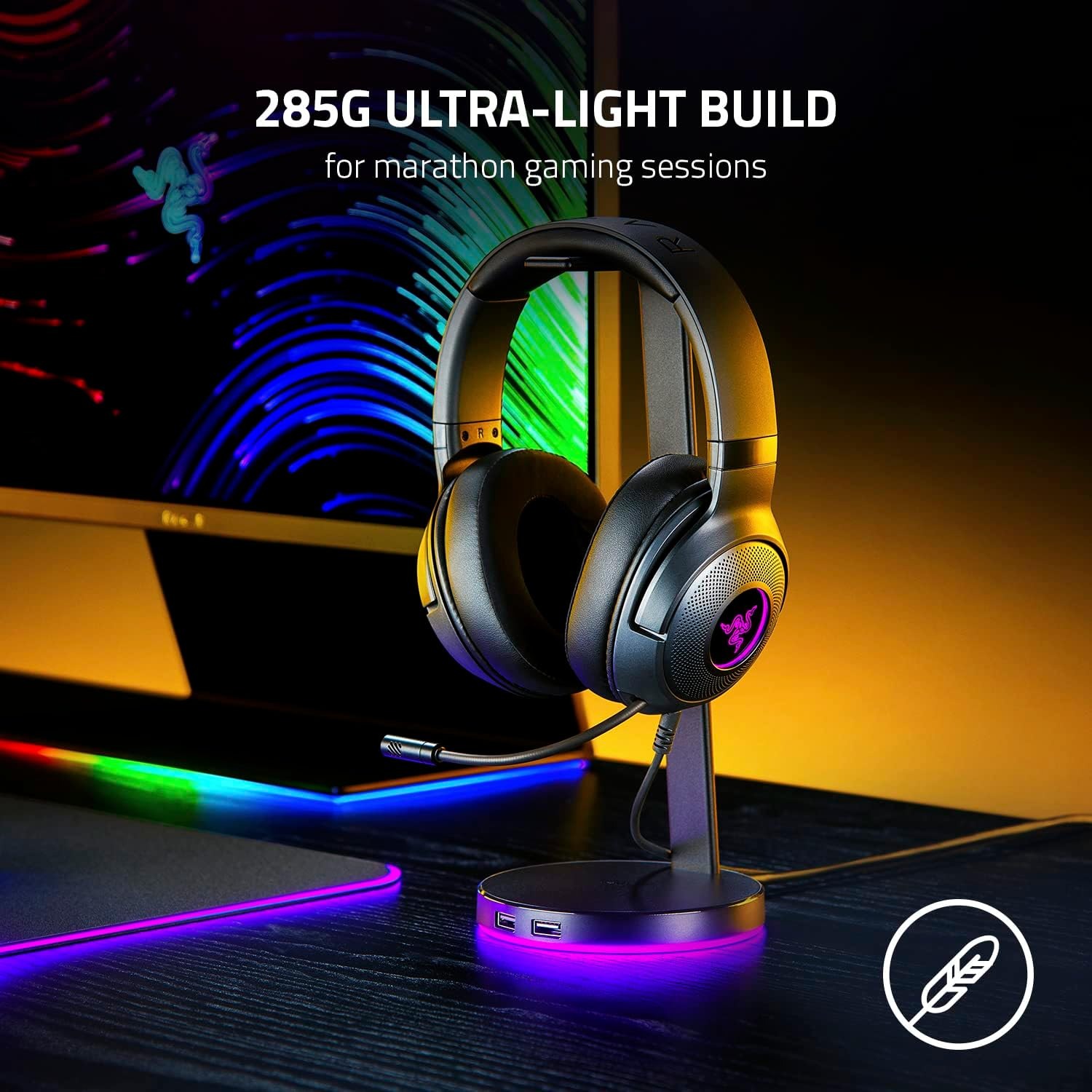 Razer Kraken V3 X 有線USBゲーミングヘッ - Gaming Headset Rgb のレビューと価格
