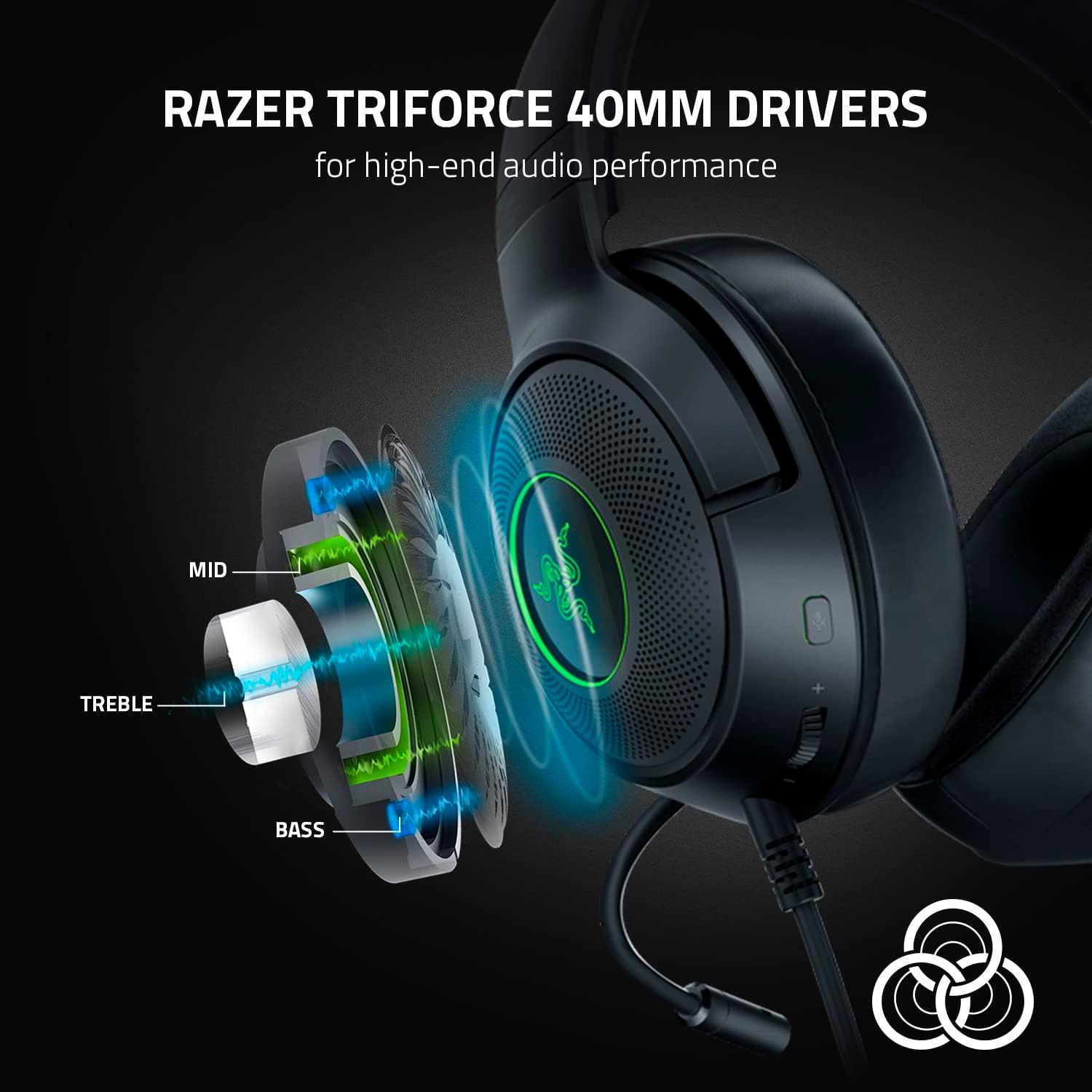 Razer Kraken V3 X 有線USBゲーミングヘッ - Gaming Headset Rgb のレビューと価格