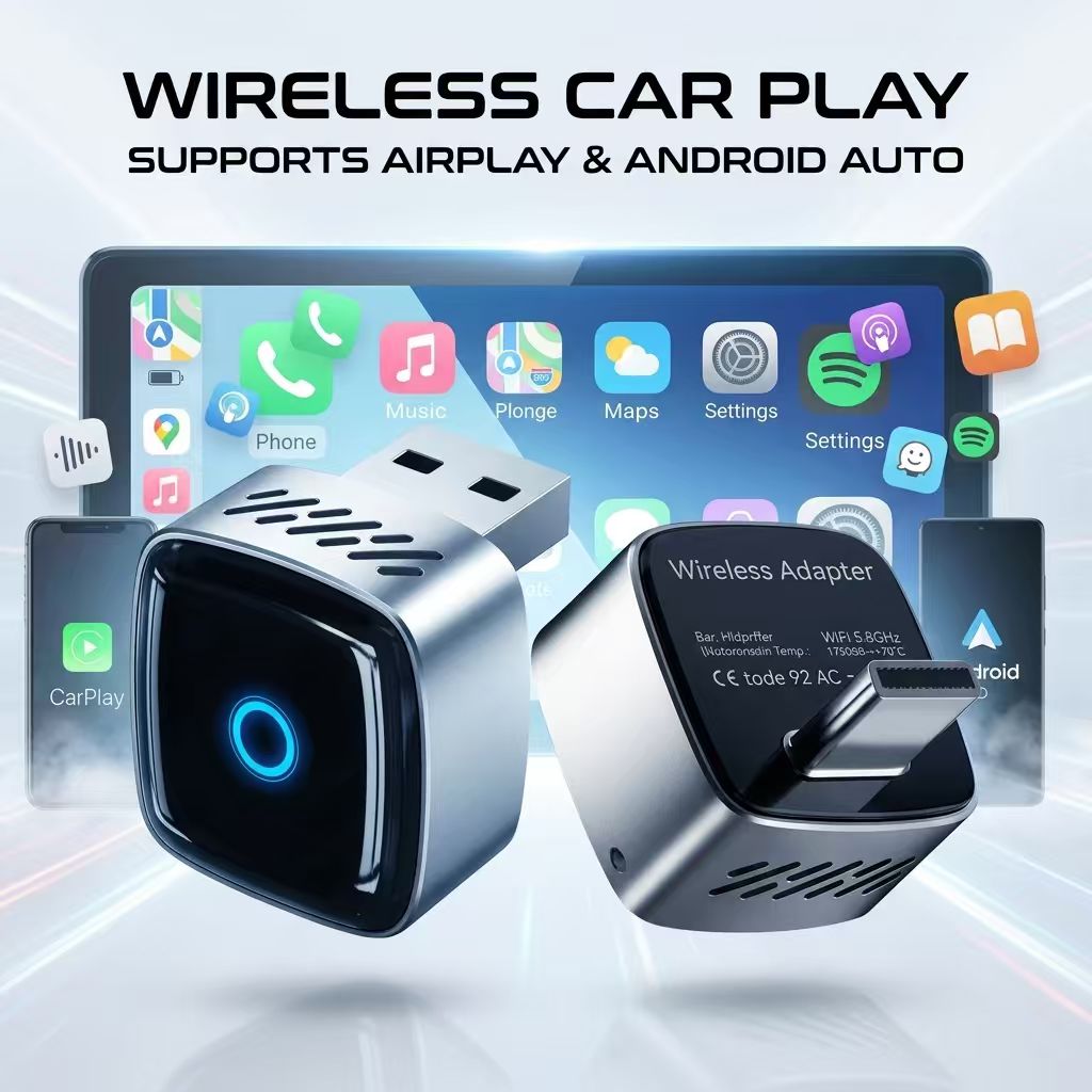 DRNVIYNC 2 in1 有線接続を無線化するCarPl - Bluetooth Adapter Receiver のレビューと価格