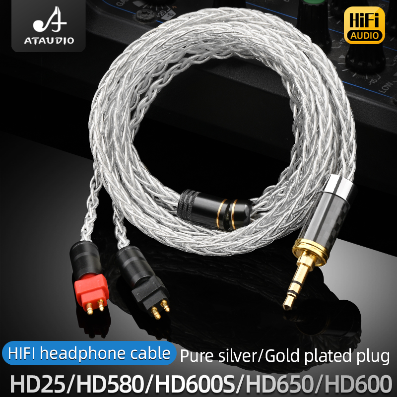 ATAUDIO HiFi 純銀 2.5mm 3.5mm XL - Sennheiser Headphone Hd 25 のレビューと価格