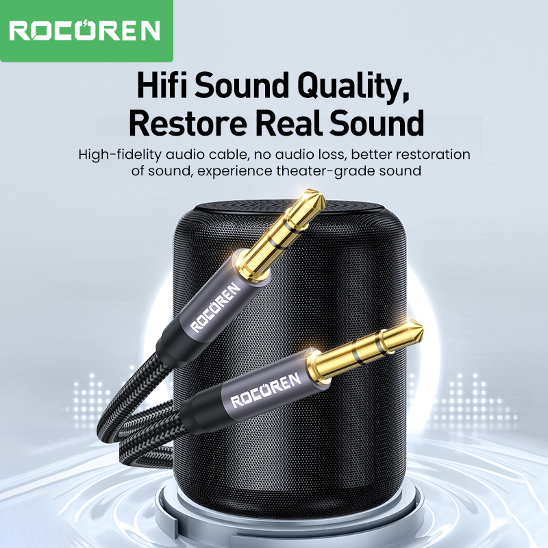 Rocoren-オーディオケーブルジャック,3.5mm,オス - Cable Extension 3.5 のレビューと価格