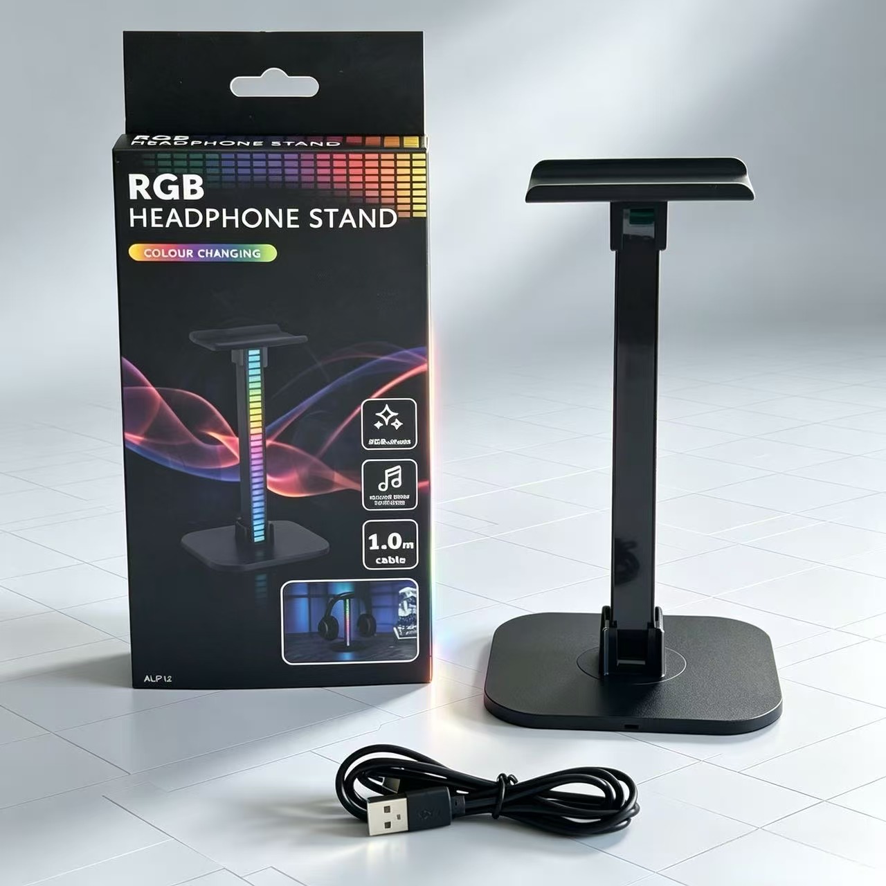 USBゲーミングヘッドホンスタンド RGBリズムライト付き  - Gaming Headset Rgb のレビューと価格