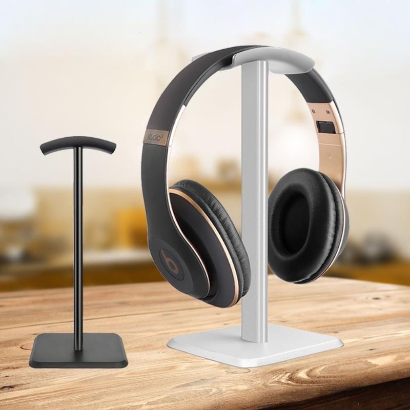 1個入りユニバーサルヘッドホンホルダー プラスチック製ヘッド - Headphone Stand Desk のレビューと価格
