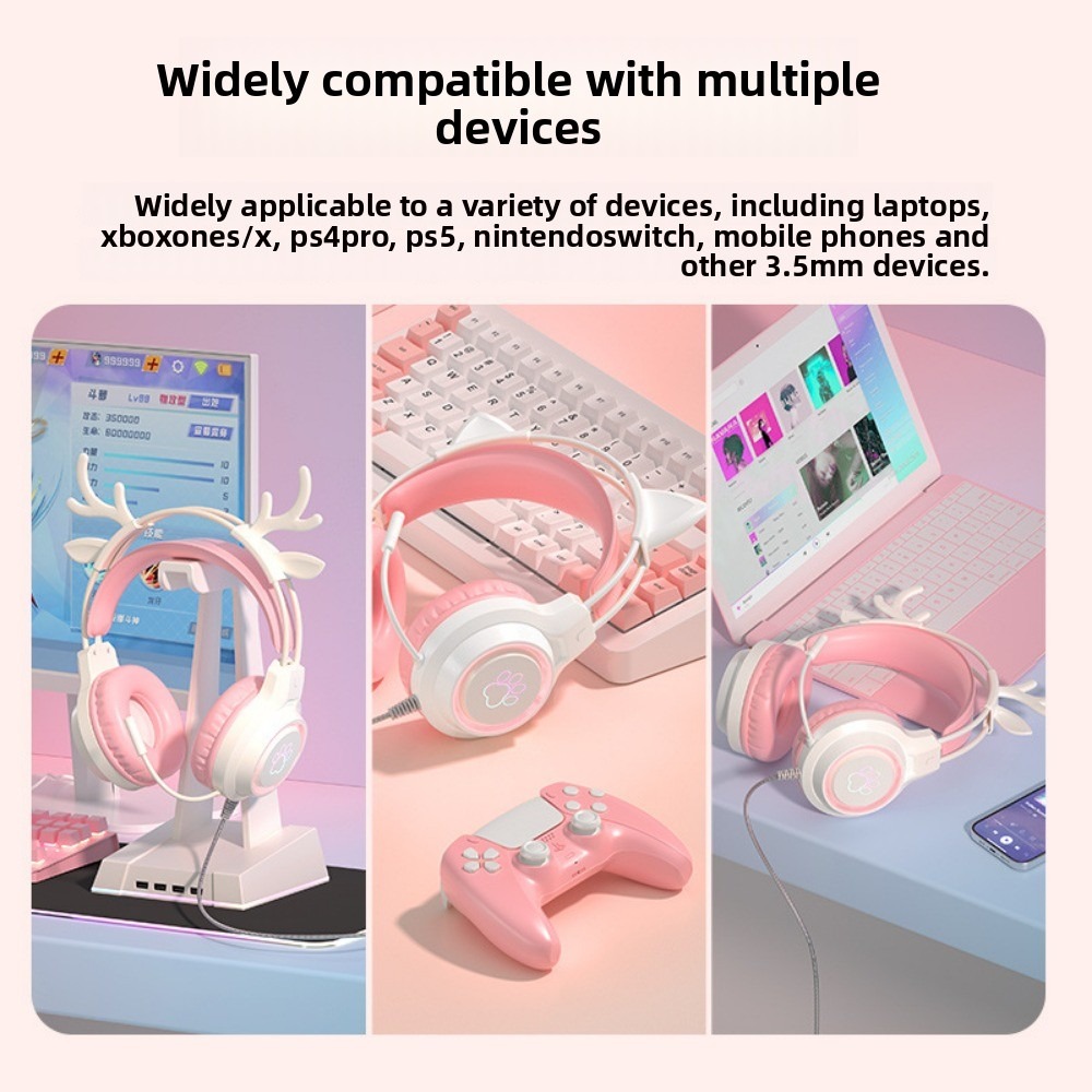 高解像度フレキシブルマイク付きRGBゲーミングイヤホン 3. - Gaming Headset Rgb のレビューと価格